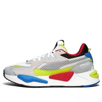 Кроссовки rs-z 'white glacial blue yellow' Puma, серый