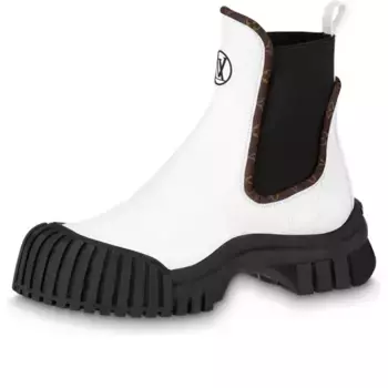 Кроссовки ruby flat ranger boots 'white' Louis Vuitton, белый