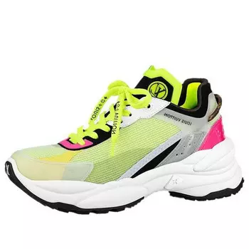 Кроссовки run 55 sneakers 'green' Louis Vuitton, зеленый
