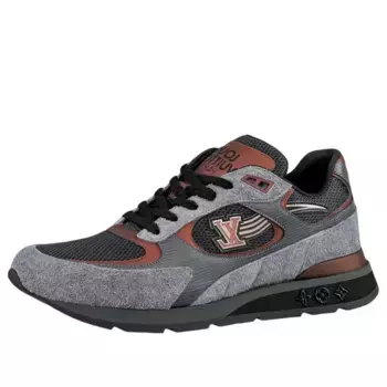 Кроссовки run away sneakers 'grey copper' Louis Vuitton, серый