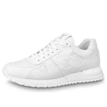 Кроссовки run away sneakers 'white monogram and epi' Louis Vuitton, белый