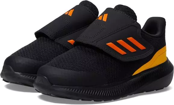 Кроссовки Run Falcon 3.0 adidas, цвет Black/Screaming Orange/Solar Gold