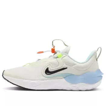 Кроссовки run flow 'sail glacier blue volt' Nike, мультиколор