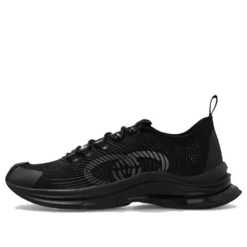 Кроссовки run sneaker 'all black' Gucci, черный