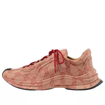 Кроссовки run sneaker 'beige hibiscus monogram' Gucci, бежевый