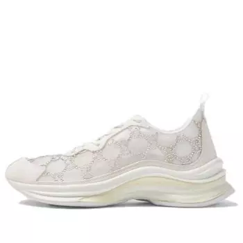 Кроссовки run sneakers 'white' Gucci, белый