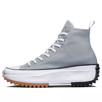 Кроссовки run star hike high 'ash stone' Converse, серый