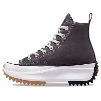 Кроссовки run star hike high 'iron grey' Converse, серый