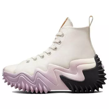 Кроссовки run star motion platform ombre 'egret pale amethyst' Converse, белый