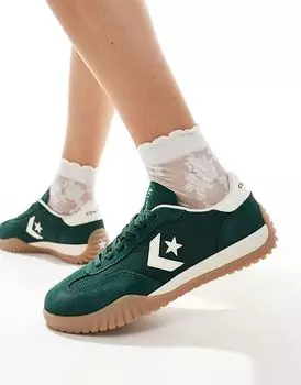 Кроссовки Run Star Ox темно-зеленого цвета Converse