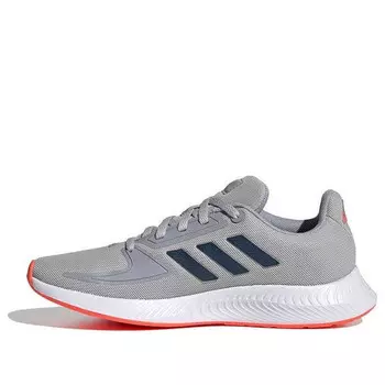 Кроссовки runfalcon 2.0 j 'grey crew navy' Adidas, серый