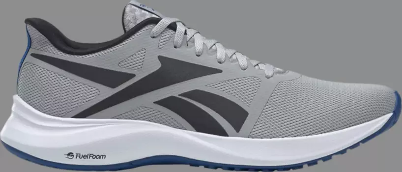 Кроссовки runner 5 'grey black vector blue' Reebok, серый
