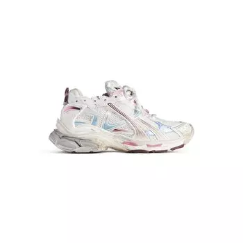 Кроссовки Runner Gradient BALENCIAGA, синий/белый/коричневый/серый/розовый