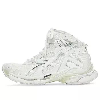 Кроссовки runner high top sneakers 'white' Balenciaga, белый