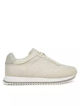 Кроссовки Runner Lace Up - Jacq HW0HW02413 Calvin Klein, экрю