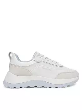 Кроссовки Runner Lace Up Mesh Mix HW0HW02487 Calvin Klein, белый