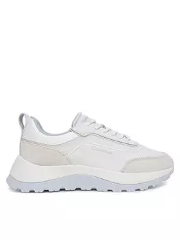 Кроссовки Runner Lace Up Mesh Mix HW0HW02487 Calvin Klein, белый