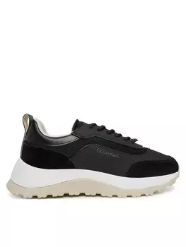 Кроссовки Runner Lace Up Mesh Mix HW0HW02487 Calvin Klein, черный