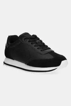 Кроссовки RUNNER LACE UP - MONO MIX Calvin Klein, черный