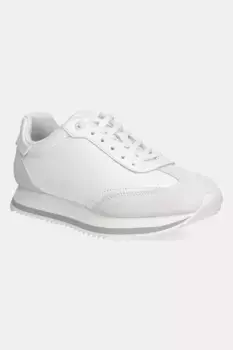 Кроссовки RUNNER LACE UP - MONO MIX Calvin Klein, белый