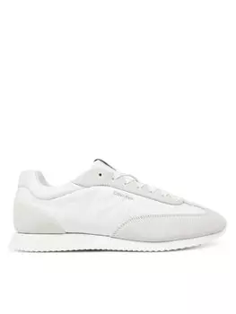 Кроссовки Runner Lace Up - Nylon Mix HW0HW02395 Calvin Klein, белый