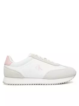 Кроссовки Runner Laceup Mg Nylon Mix YW0YW01828 Calvin Klein Jeans, белый
