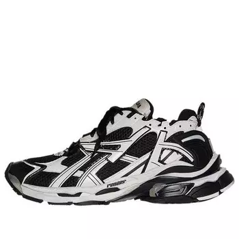 Кроссовки runner sneaker 'black white' Balenciaga, черный
