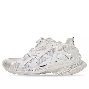 Кроссовки runner sneaker 'white' Balenciaga, белый