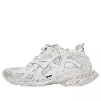 Кроссовки runner sneaker 'worn-out white' Balenciaga, белый