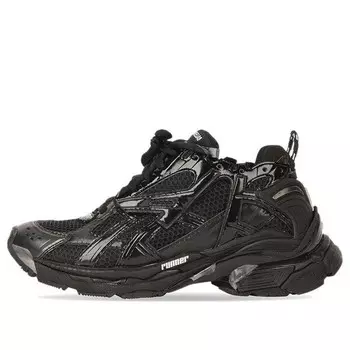 Кроссовки runner sneakers 'black mesh and nylon' 656065w3ra11000 Balenciaga, черный