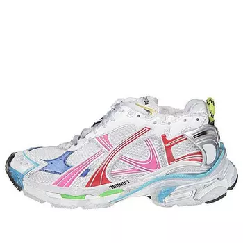 Кроссовки runner sneakers 'multicolor mesh and nylon' Balenciaga, белый