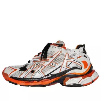 Кроссовки runner 'white orange' Balenciaga, белый
