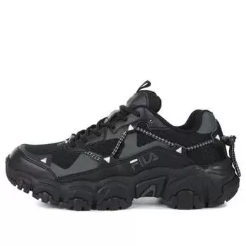 Кроссовки running shoes black/grey Fila, черный