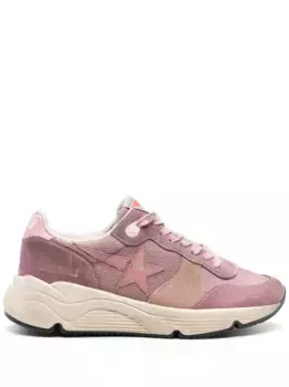 Кроссовки Running Sole на шнуровке GOLDEN GOOSE, розовый