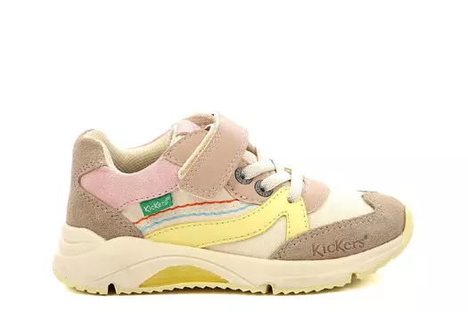 Кроссовки Runrun с регулируемыми ремешками Kickers, мультиколор