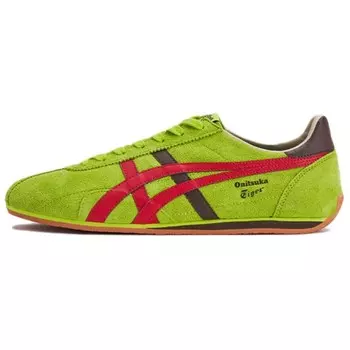 Кроссовки Runspark Lifestyle унисекс с низким верхом, зеленый/красный Onitsuka Tiger