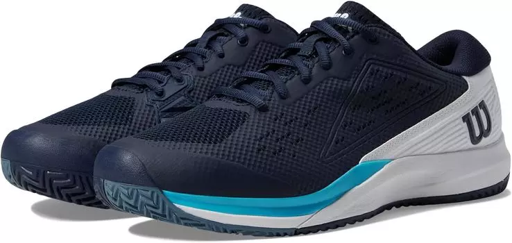 Кроссовки Rush Pro Ace Tennis Shoes Wilson, цвет Navy Blazer/White/Blue Atoll