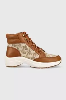 Кроссовки Rylee Lauren Ralph Lauren, коричневый