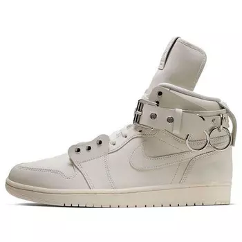 Кроссовки с 1 ремешком в стиле ретро x comme des garcons Air Jordan, белый