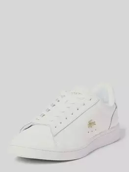 Кроссовки с аппликацией на этикетке, модель «CARNABY» Lacoste, белый