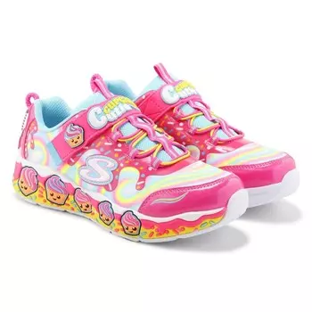 Кроссовки с ароматом кекса для маленьких/больших детей Skechers, розовый