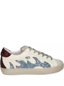 Кроссовки с блестками Gamin, белый