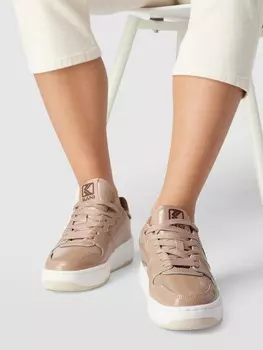 Кроссовки с блестящим эффектом KARL KANI, бежевый