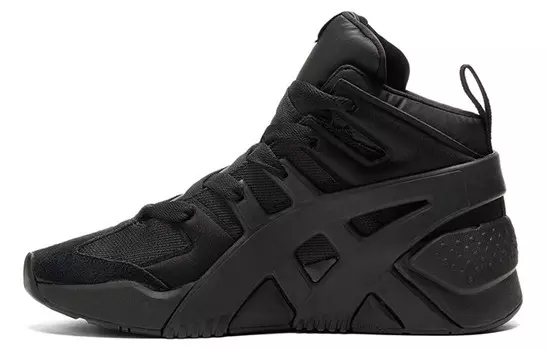 Кроссовки с большим логотипом Lifestyle унисекс с высоким верхом черного цвета Onitsuka Tiger