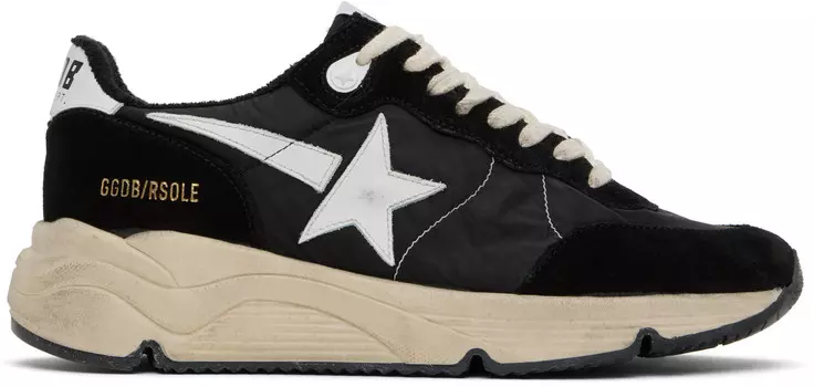 Кроссовки с черной подошвой для бега Golden Goose