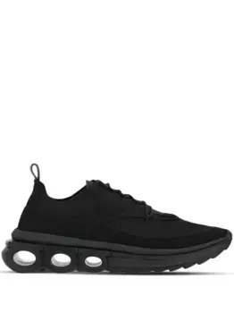 Кроссовки с декором Gancini Ferragamo, черный
