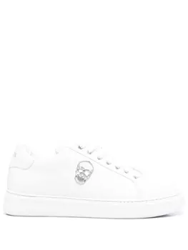 Кроссовки с декором Skull Philipp Plein, белый