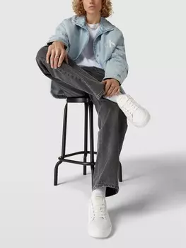 Кроссовки с детализацией лейбла модели CLASSIC CUPSOLE Calvin Klein Jeans, молочный