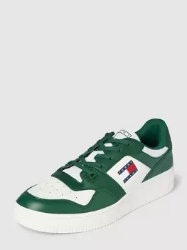 Кроссовки с детализацией лейбла модели "RETRO BASKET" Tommy Jeans, темно-зеленый
