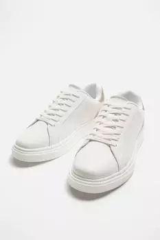 Кроссовки с деталями на каблуке ZARA, белый